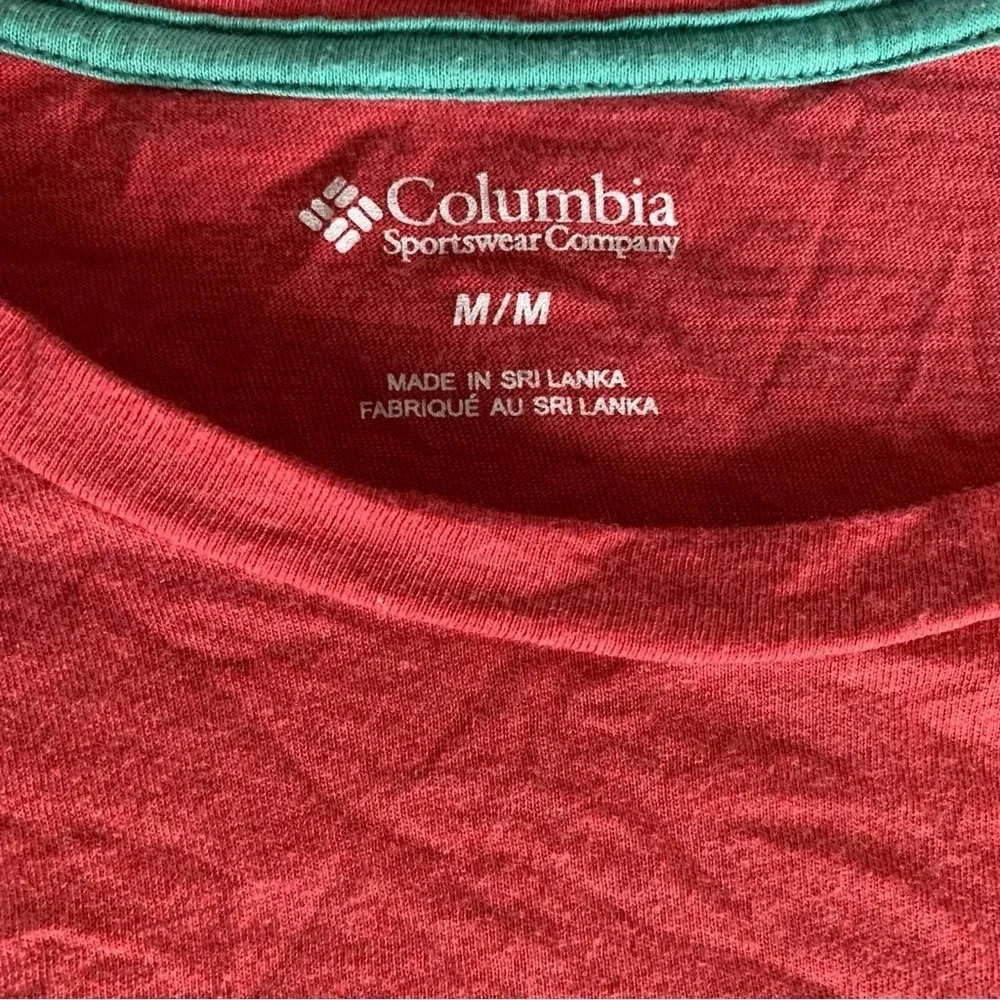 Columbia women's medium crew neck long sleeve salmon colored shirt size … - Picture 3 of 4